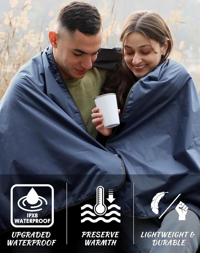 DUKUSEEK Large Waterproof Stadium Blanket - Image 2