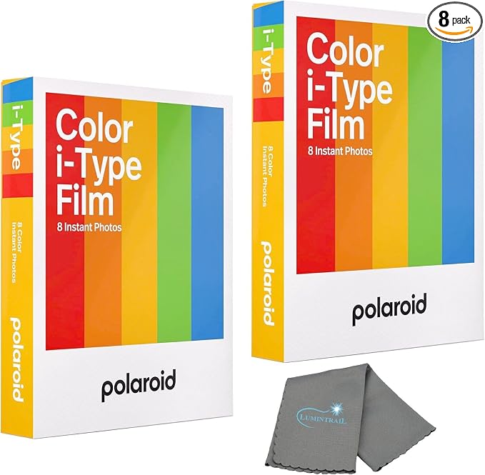 Polaroid Instant Color Film for i-Type Cameras 2 Pack, 16 Instant Photos by Lumintrail