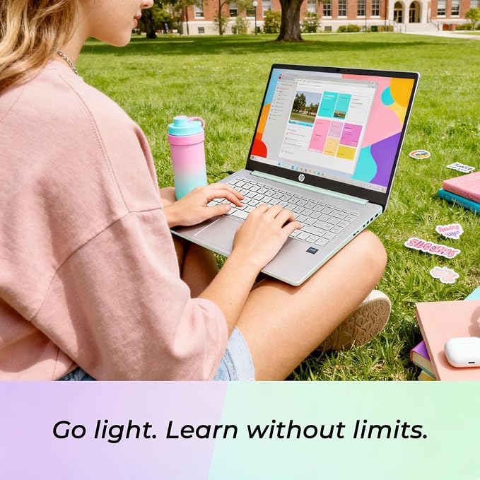HP 14 inch Essential Laptop Computer, 2026 Edition, 4GB DDR5 RAM, 128GB SSD, Intel N150 CPU, Long Battery Life, 1TB Cloud Storage, Windows 11 with Microsoft 365 - Image 4