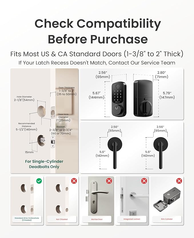 DESLOC B200 Fingerprint Smart Lock - Image 6
