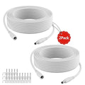 12V DC Power Extension Cable 35 FT, 5.5 mm x 2.1 mm 5521 Male to Female Supply by Conable