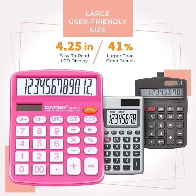 12 Digit Desktop Calculator - Image 2