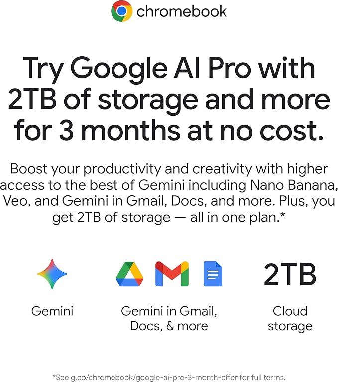 Samsung 14" Galaxy Chromebook Go Laptop PC Computer, Intel Celeron N4500 Processor, 4GB RAM, 64GB Storage, ChromeOS, XE340XDA-KA2US, Student Laptop, Silver - Image 12