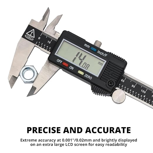 NEIKO 01407A Electronic Digital Caliper Measuring Tool, 0 - Image 2