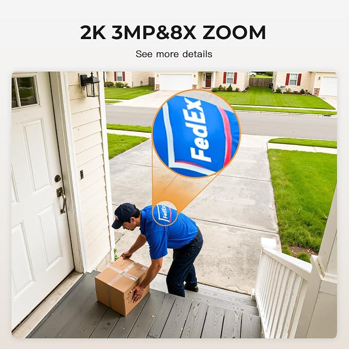 2K Cameras for Home Security, Indoor/Outdoor for Baby/Elder/Pet Monitoring - Image 4