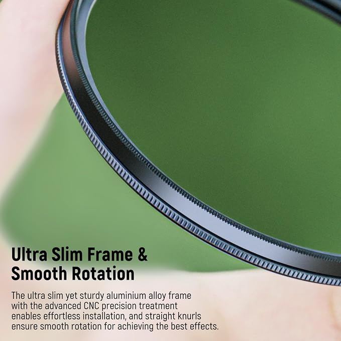 NEEWER 67mm Polarizer Filter, 24 Layer Multi Resistant Nano Coated MC CPL - Image 7