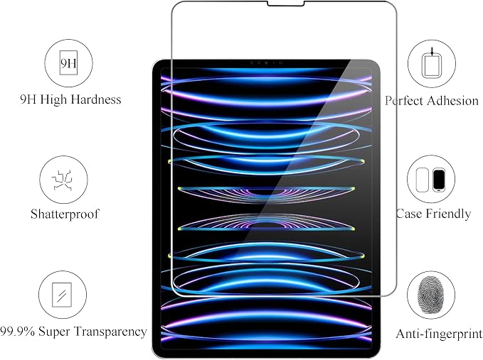 Ailun Screen Protector for iPad Pro 11 inch 2022/2021/2020 2 Pack + 2 Pack - Image 2