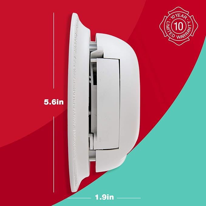First Alert BRK SC9120B-12 Hardwired Smoke and Carbon Monoxide Detector - Image 3