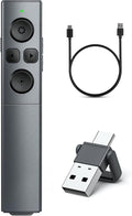 2 in 1 USB Type C Presentation Clicker, Rechargeable Presentation Clicker by NinjaABXY