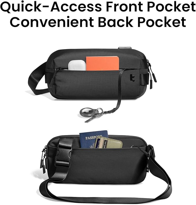 tomtoc Compact EDC Sling Bag 3L-10L, Minimalist Crossbody Bag Chest Shoulder - Image 6