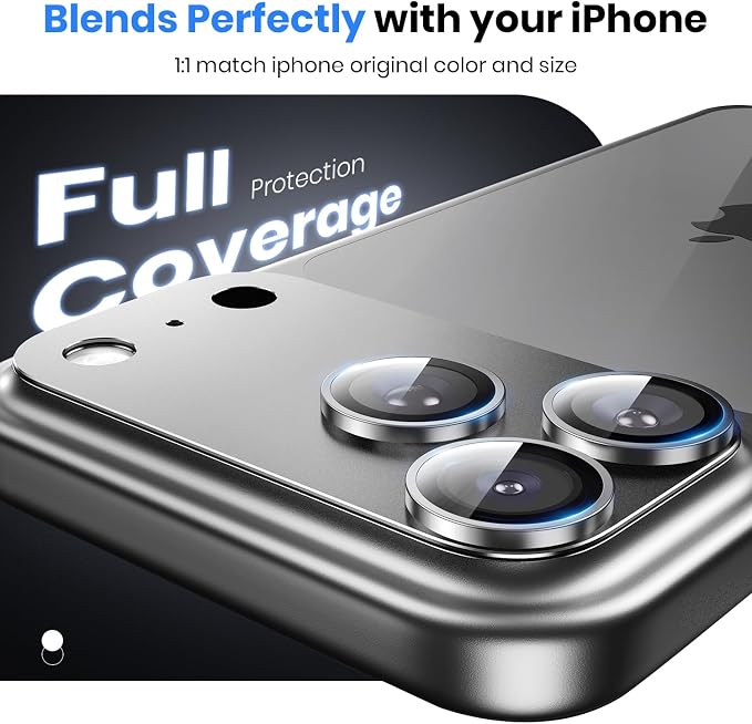 Hoerrye for iPhone 17 Pro Camera Lens Protector - Image 3