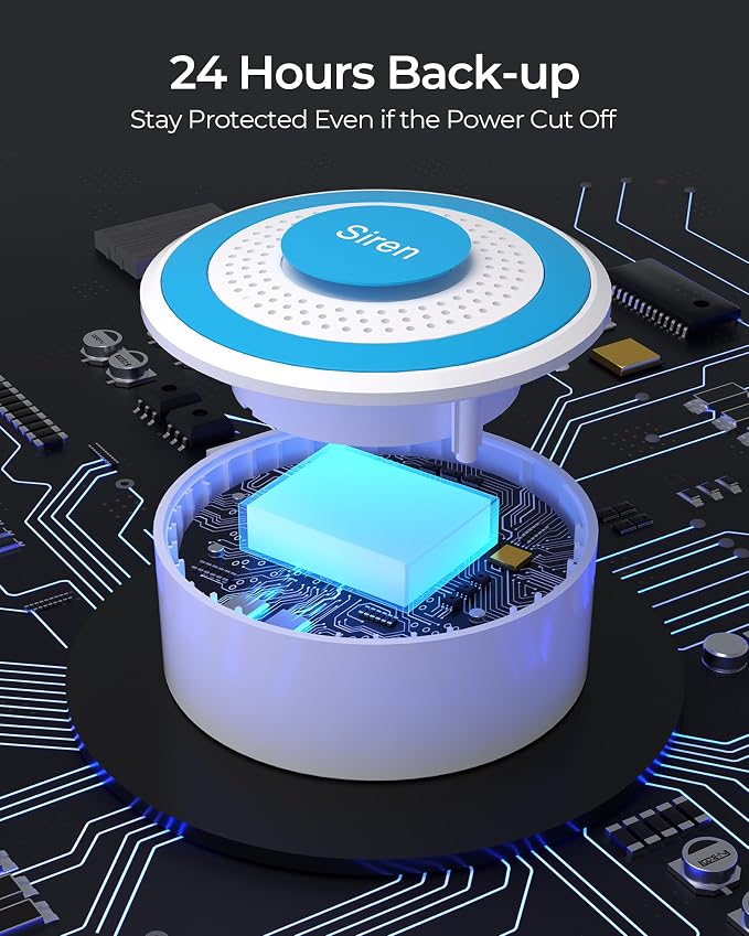 WiFi Door Alarm System, Wireless Alarm System 5 Piece Kit - Image 8