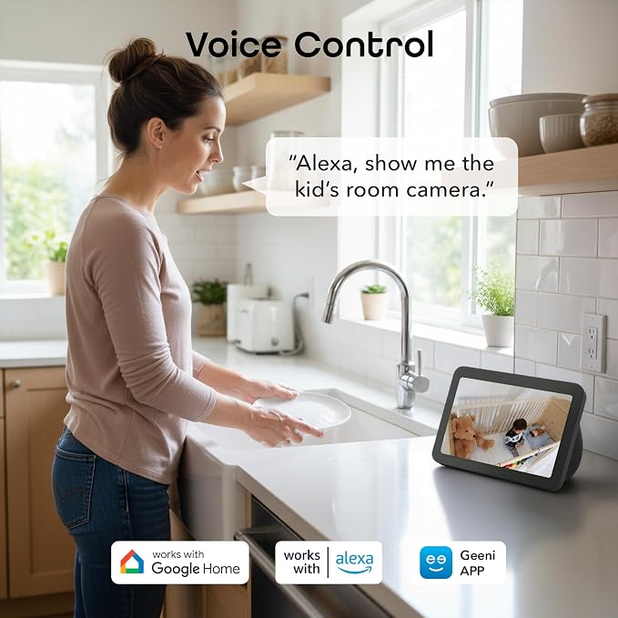 Geeni Look 2K 4MP Smart Indoor Security Camera – 1440p Ultra HD WiFi Pet & Baby - Image 6