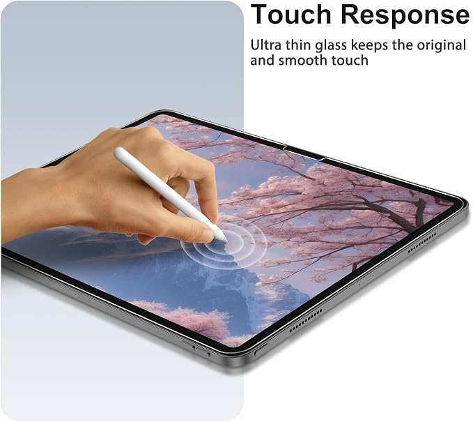 SPARIN 2 Pack Screen Protector for iPad Air 11 inch M4/M3/M2, Tempered Glass - Image 8