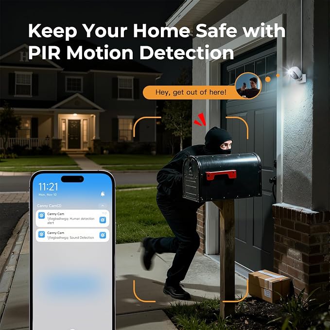 2K Cameras for Home Security, Indoor/Outdoor for Baby/Elder/Pet Monitoring - Image 9