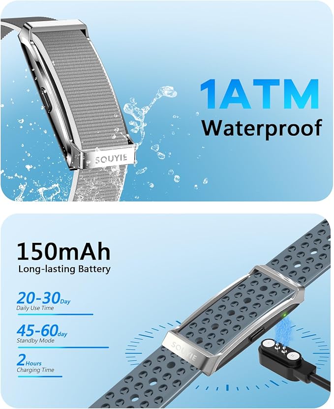 Smart Bracelet for Men Women, Health Activity Fitness Trackers, 24H Sleep - Image 6
