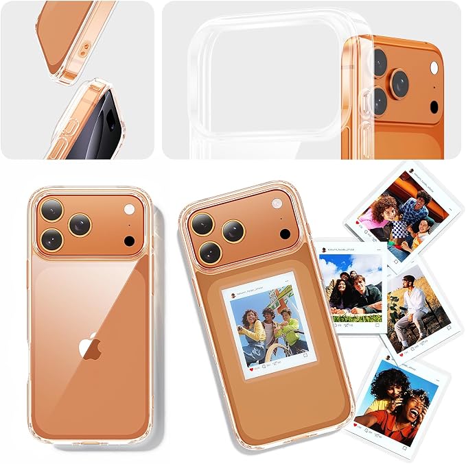 toushion 3 in 1 for iPhone 17 Pro Max Case Clear, Shockproof for Phone Cover - Image 6