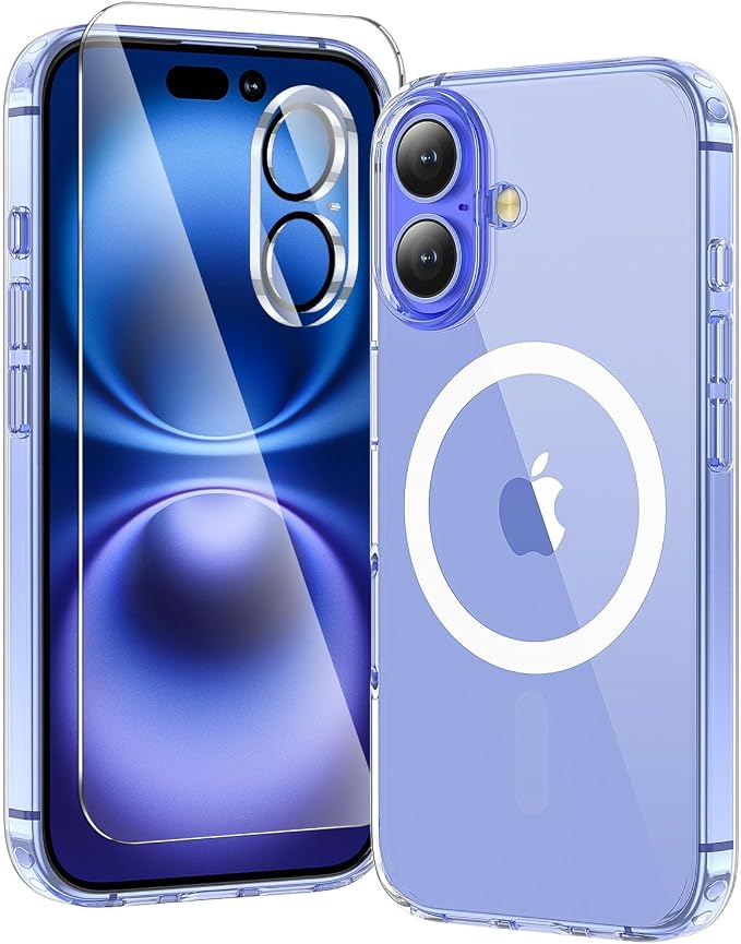 toushion 3 in 1 for iPhone 16 Plus Case Clear | by Unknown