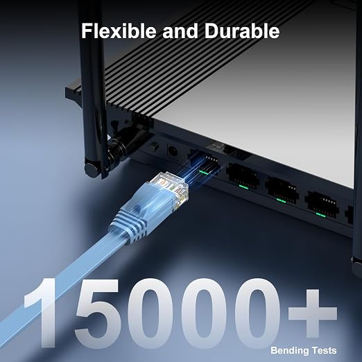 Cat 6 Ethernet Cable 3ft Flat Internet Network Cables - Image 6