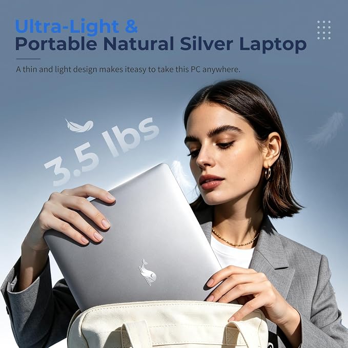 2026 Flagship 15.6" Business Laptop Computer, 16GB RAM 512GB SSD, Core i5-7Y54(Up to 3.2GHz), Windows 11 Pro, Office 365, Fan Cooling, 2-Year Warranty, Portable Traditional Lap Top for Students & Work - Image 8