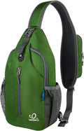 WATERFLY Crossbody Sling Backpack Sling Bag Travel Hiking Chest Bag Daypack by Waterfly