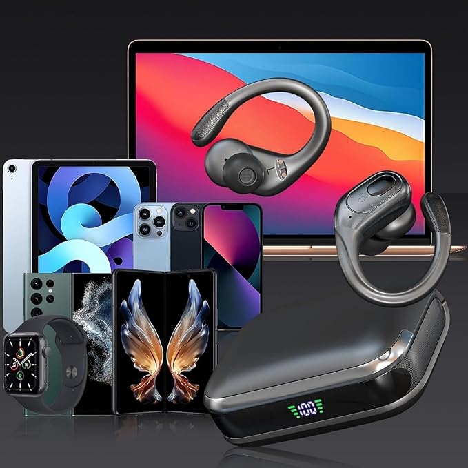 sajawass Wireless Earbuds, Sports Bluetooth Headphones - Image 7