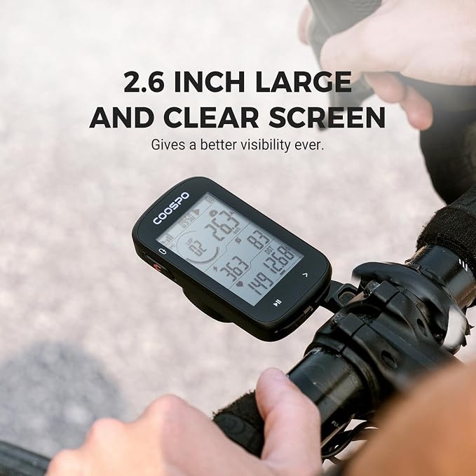 COOSPO CS300 GPS Bike Computer, Wireless Cycling Computer - Image 5