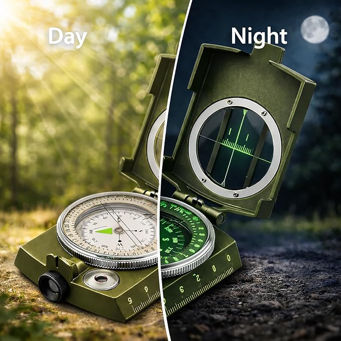 Military Lensatic Compass, Hiking Compass - Image 4