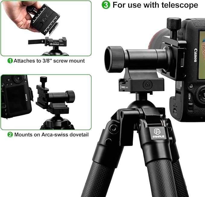 Monopod Gimbal Head with Arca-Swiss Dovetail Quick Release Plate | Rapid - Image 4