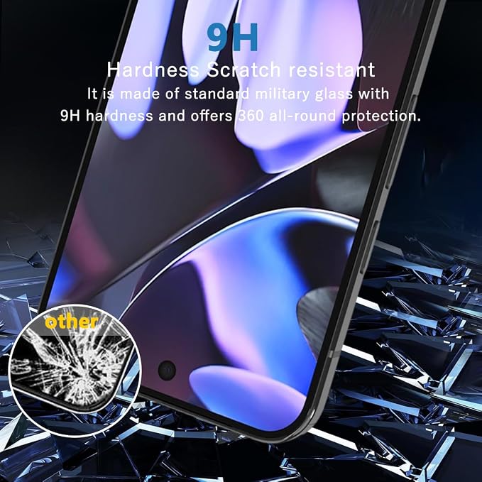 2 Pack Privacy Tempered Glass for Google Pixel 9 Pro XL/10 Pro XL Screen - Image 5