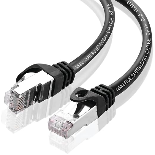 CAT 6 Shielded Ethernet Cable 25 FT, Indoor High-Speed 10Gbps Snagless Shielded - Image 2