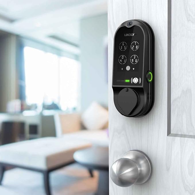 Lockly Vision Smart Lock with HD Video Doorbell, Fingerprint Door Lock - Image 2