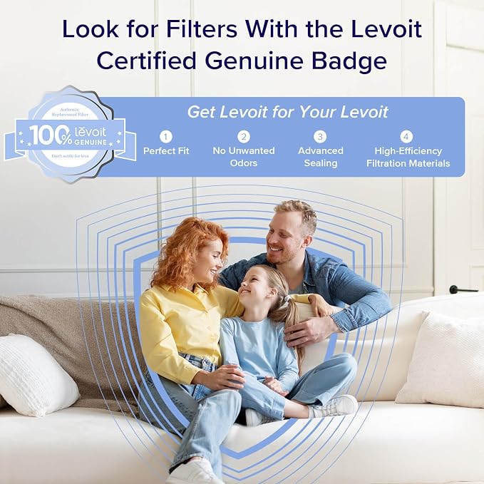LEVOIT Air Purifiers for Home Pets Bedroom, Smart WiFi for Home Large Room | HEPA Sleep Mode, AHAM VERIFIDE, Quiet 24dB for Pet Hair, Allergens, Dust, Smoke, Pollen, Alexa Control, Core300S-P, White - Image 6