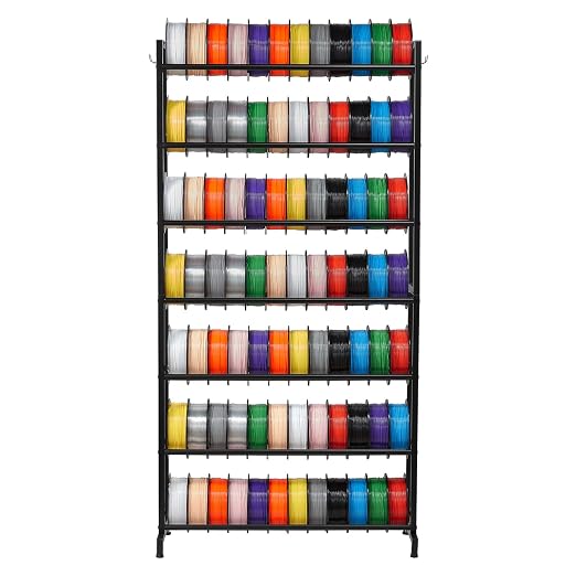 VEVOR 3D Printer Filament Storage Rack, 7 Tier Heavy Duty Storage Shelves by VEVOR