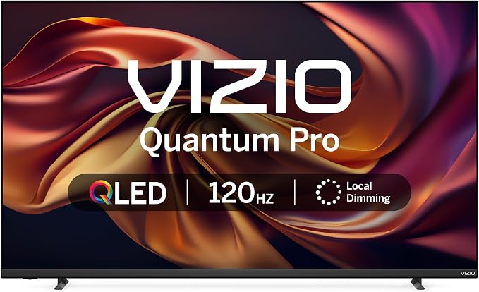 VIZIO 50-inch Quantum Pro 4K 120Hz QLED HDR10+ Smart TV with Dolby Vision, Active Full Array, 240Hz @ 1080p PC Gaming, WiFi 6E, Apple AirPlay, Chromecast Built-in, M50QXM-K01, 2023 Model by VIZIO