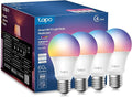 Tapo TP-Link Smart Light Bulbs, 16M Colors RGBW, Compatible by Tapo