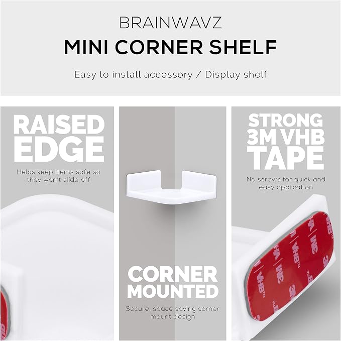 BRAINWAVZ Mini Corner Shelf Mount - Image 4
