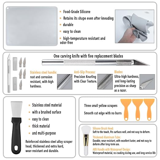 52 Pcs Resin 3D Printing Tool Kit - Image 4