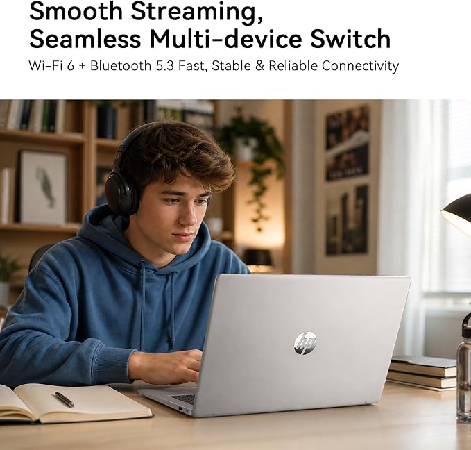 HP 17 Laptop, 17.3" HD+ Large Screen Display, Intel Core i3 8-Core Processor, 32GB RAM, 2TB PCIe NVMe SSD, Wi-Fi 6, Numeric Keypad, Copilot Key, Windows 11 Pro - Image 6