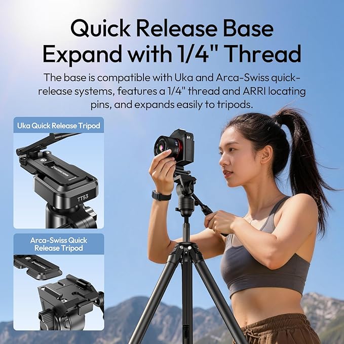 ULANZI C081 Mini Camera Tripod Stand, 4-in-1 Handheld Grip, Foldable Desktop - Image 6
