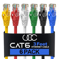 Ultra Clarity Cables Cat6 Ethernet Cable 3 Feet LAN, UTP Cat 6, Network Cord by UltraClarityCables