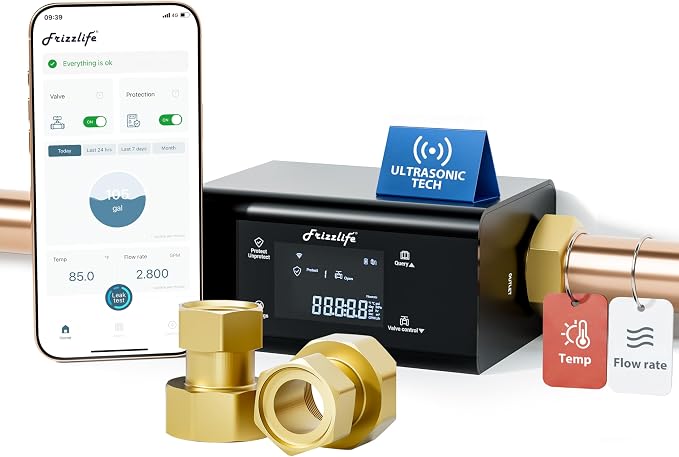 Frizzlife LP365 Smart Water Monitor and Automatic Shutoff by FRIZZLIFE