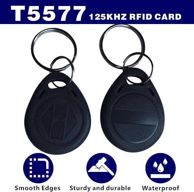 125khz RFID fob Writable RFID Tags T5577 RFID Card 125khz fob - Image 4