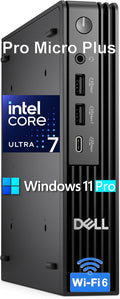 Dell 2026 Pro Plus Mini Computer: Intel Ultra 7 20-Core, 16GB RAM+256GB SSD | 3 DisplayPort, USB-C, WiFi 6, Windows 11 Pro, AI Copilot Micro Desktop Computers for Business & Professionals by Dell
