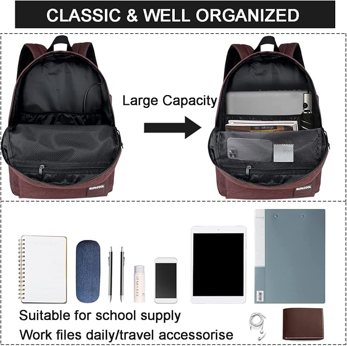 SUPACOOL Casual Laptop Backpack - Image 3