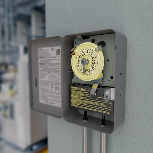 Intermatic T103 24-Hour Mechanical Timer Switch - 120V DPST - Image 3