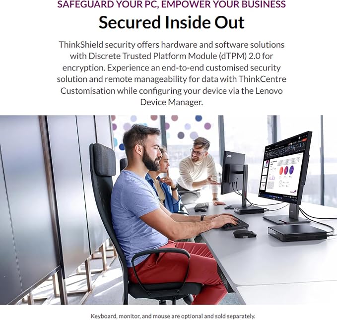Lenovo ThinkCentre neo 50q Gen 5 Mini Desktop, Intel Core i5-13420H, 16GB | 512GB PCIE SSD, Wi-Fi 6E, BT 5.3, dual display, USB-C, Win 11 Pro, compact for office & remote work - Image 8