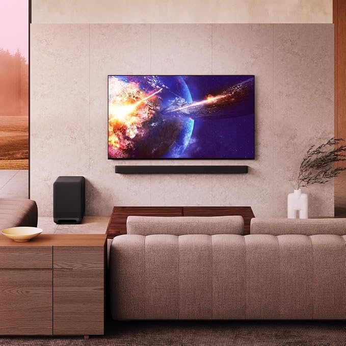 Sony K55XR80 55 Inch IMAX Enhanced Bravia OLED 4K HDR Google TV with an Austere 5S-PS4-US1 4-Outlet Power with Omniport USB (2024) - Image 4