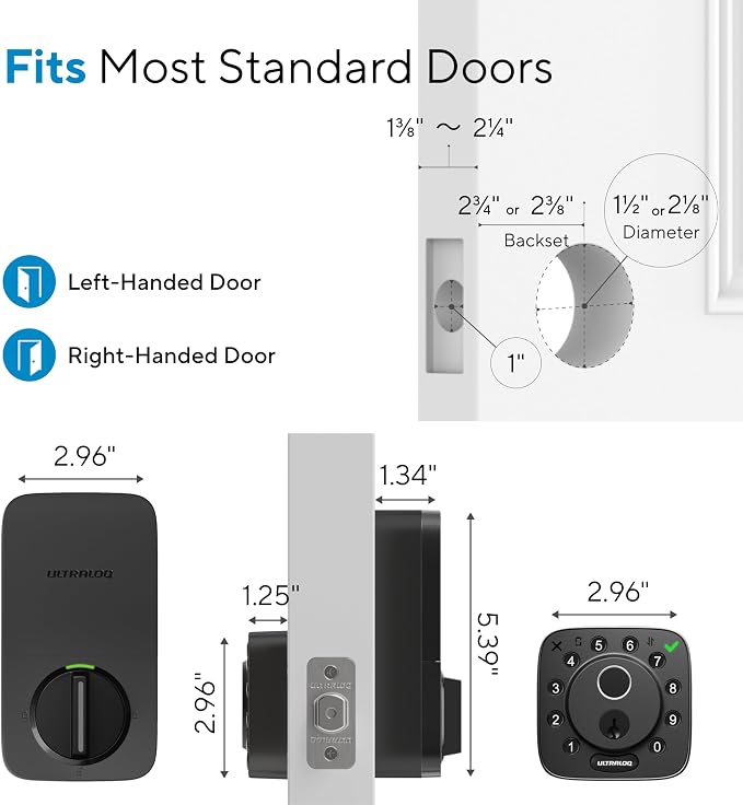 ULTRALOQ Bolt Fingerprint Smart Lock - Image 2