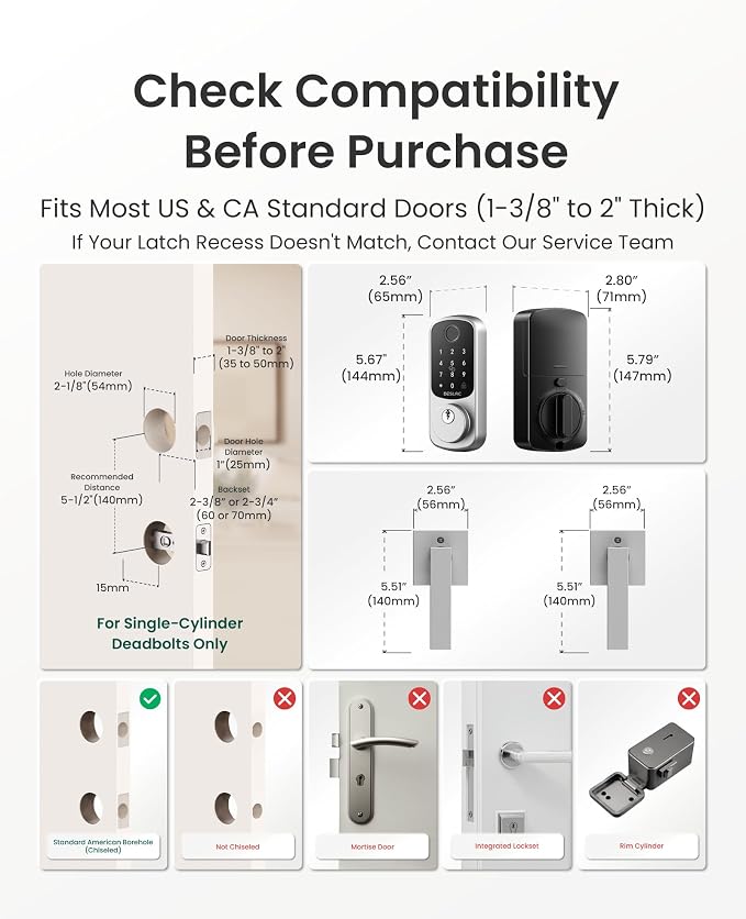 DESLOC B200 Fingerprint Smart Lock - Image 6